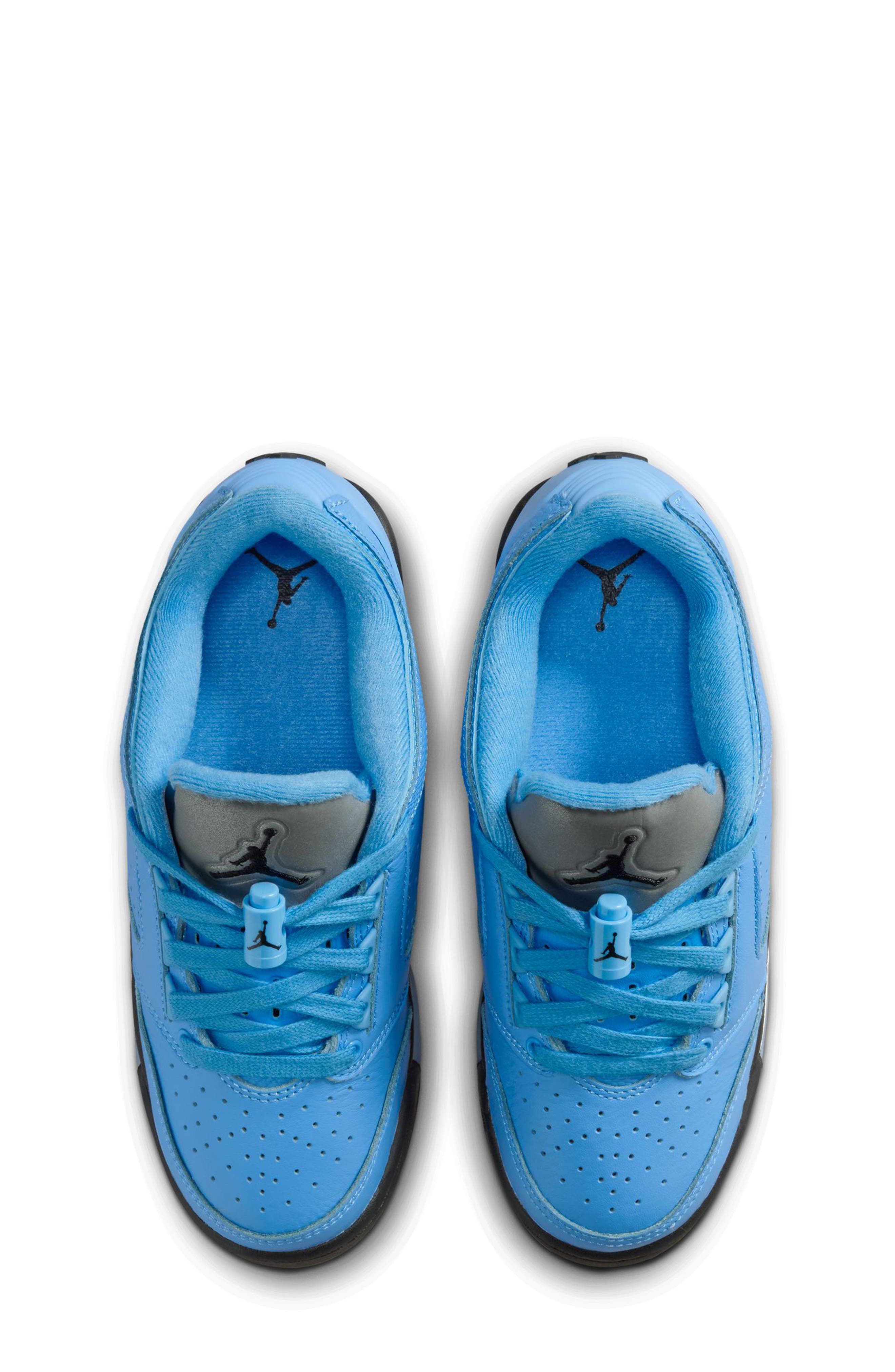 Jordan Kids' Sixty Plus Low Basketball Sneaker, Alternate, color, 400 Unvblu/White