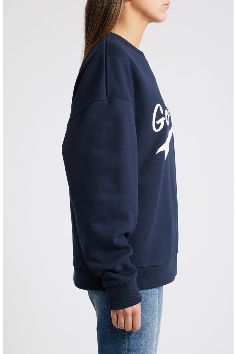 Go Sports Sweatshirt, Alternate, color, NAVY