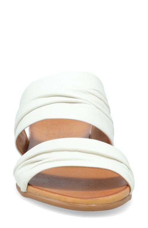 Miz Mooz Tevin Slide Sandal In Cream
