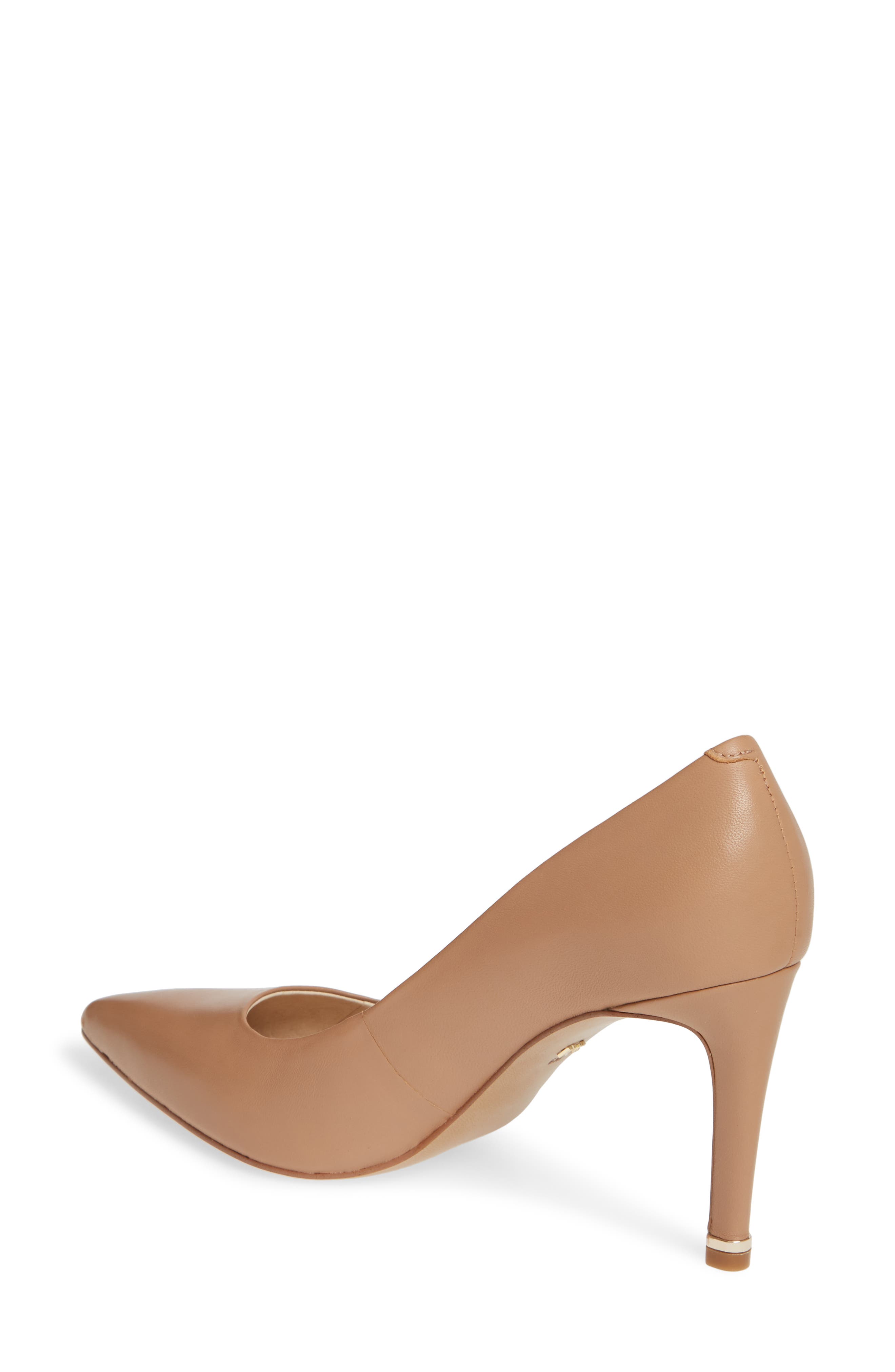 Riley 85 Pump, Alternate, color, LATTE LEATHER