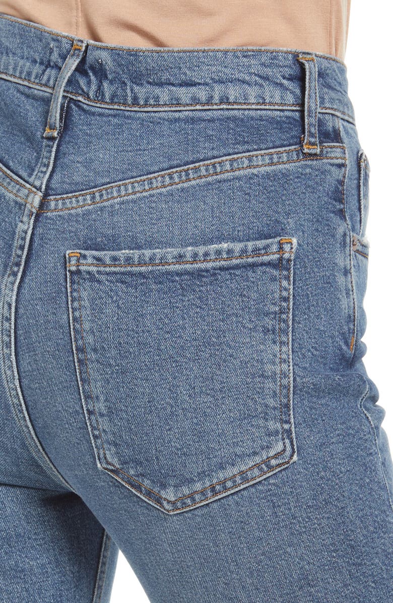 AGOLDE Riley High Waist Ankle Straight Leg Jeans, Alternate, color,