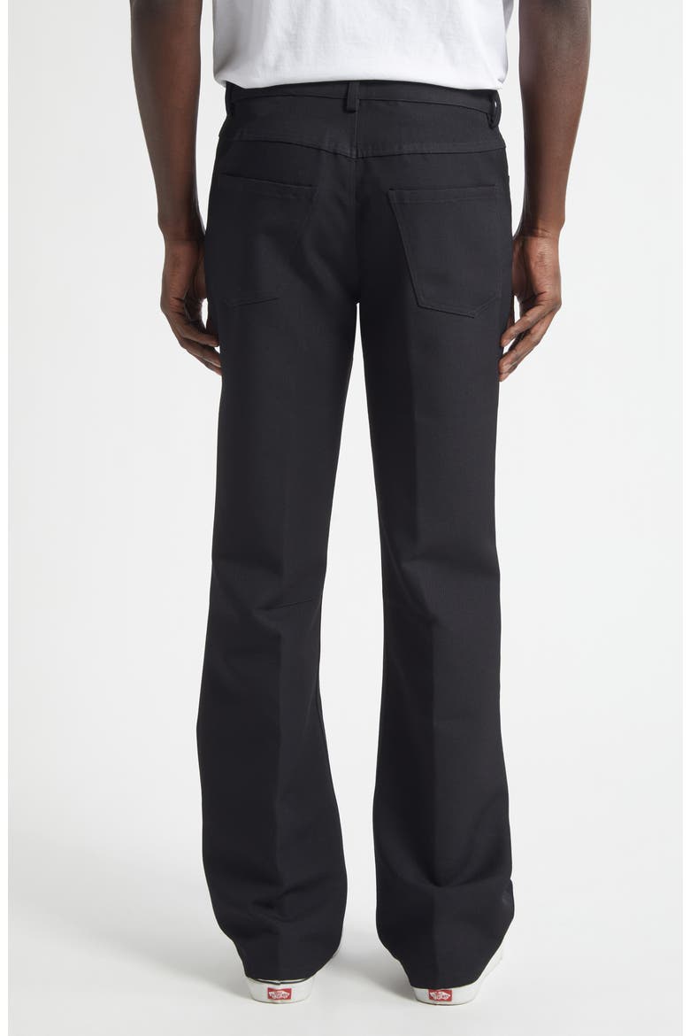 Corey Wool Blend Bootcut Pants, Alternate, color, BLACK