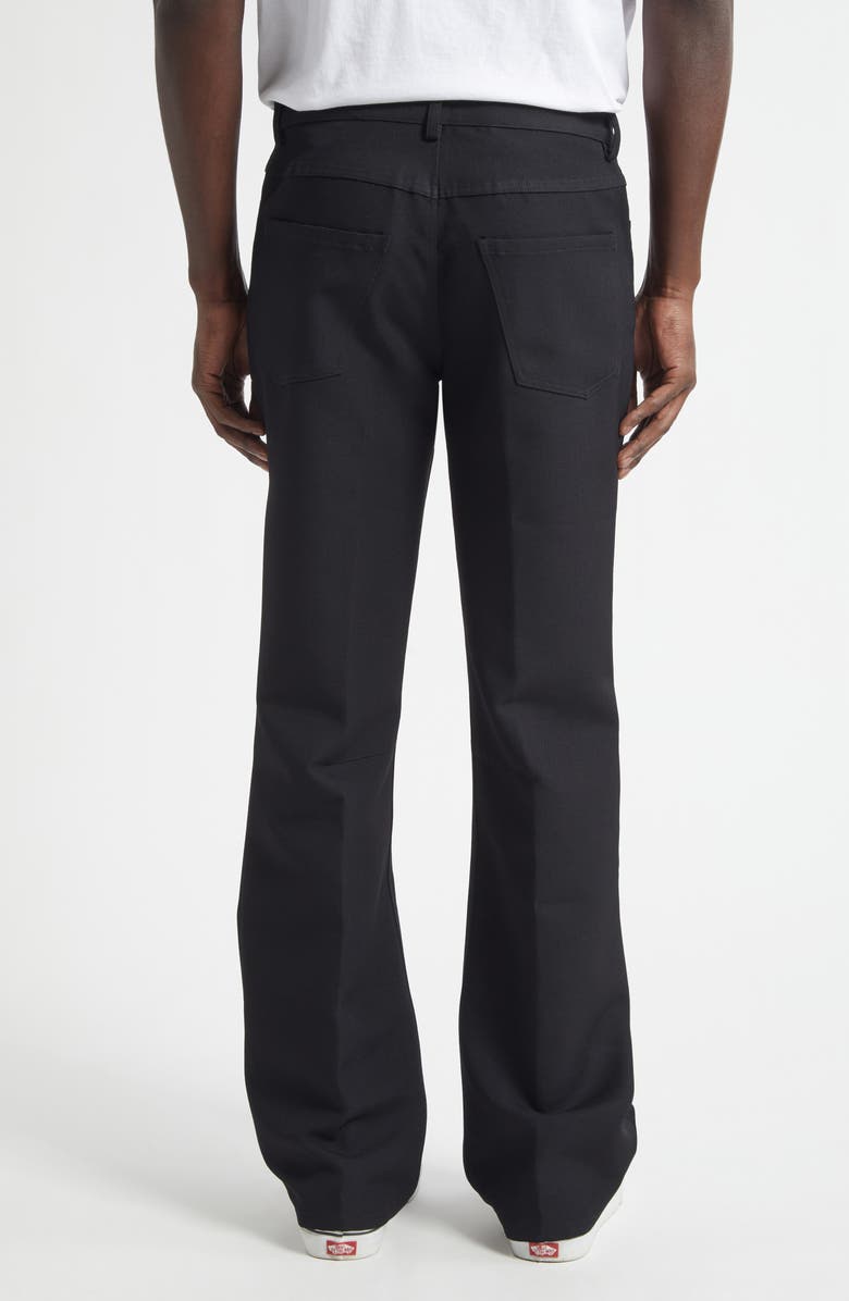 JKEEFER Corey Wool Blend Bootcut Pants, Alternate, color, Black