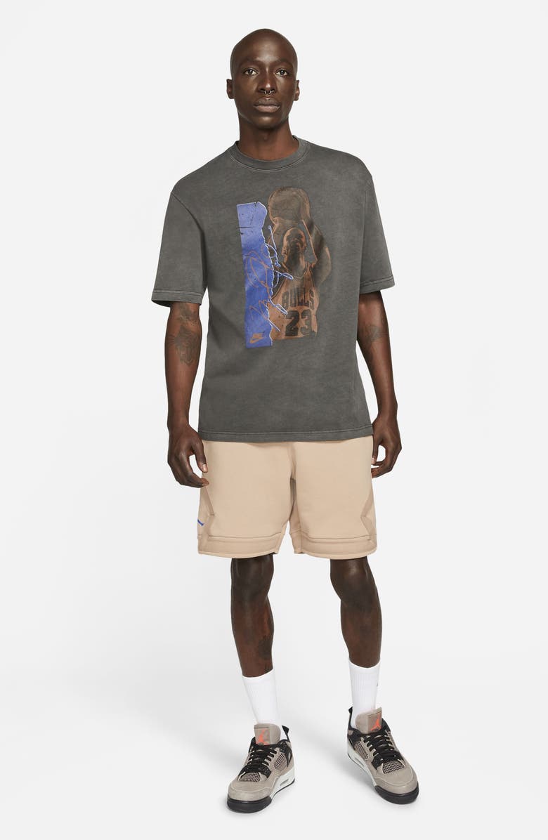 Jordan Flight Heritage 85 Graphic Tee, Alternate, color, Black