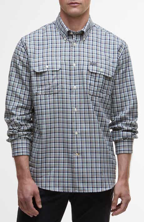 Panwell Thermo Weave Plaid Button Down Shirt