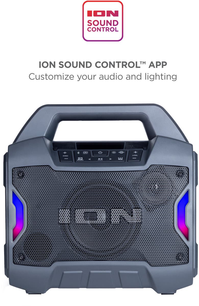 Ion Audio Game Day Primetime Portable Bluetooth Speaker, Alternate, color, Multicolor