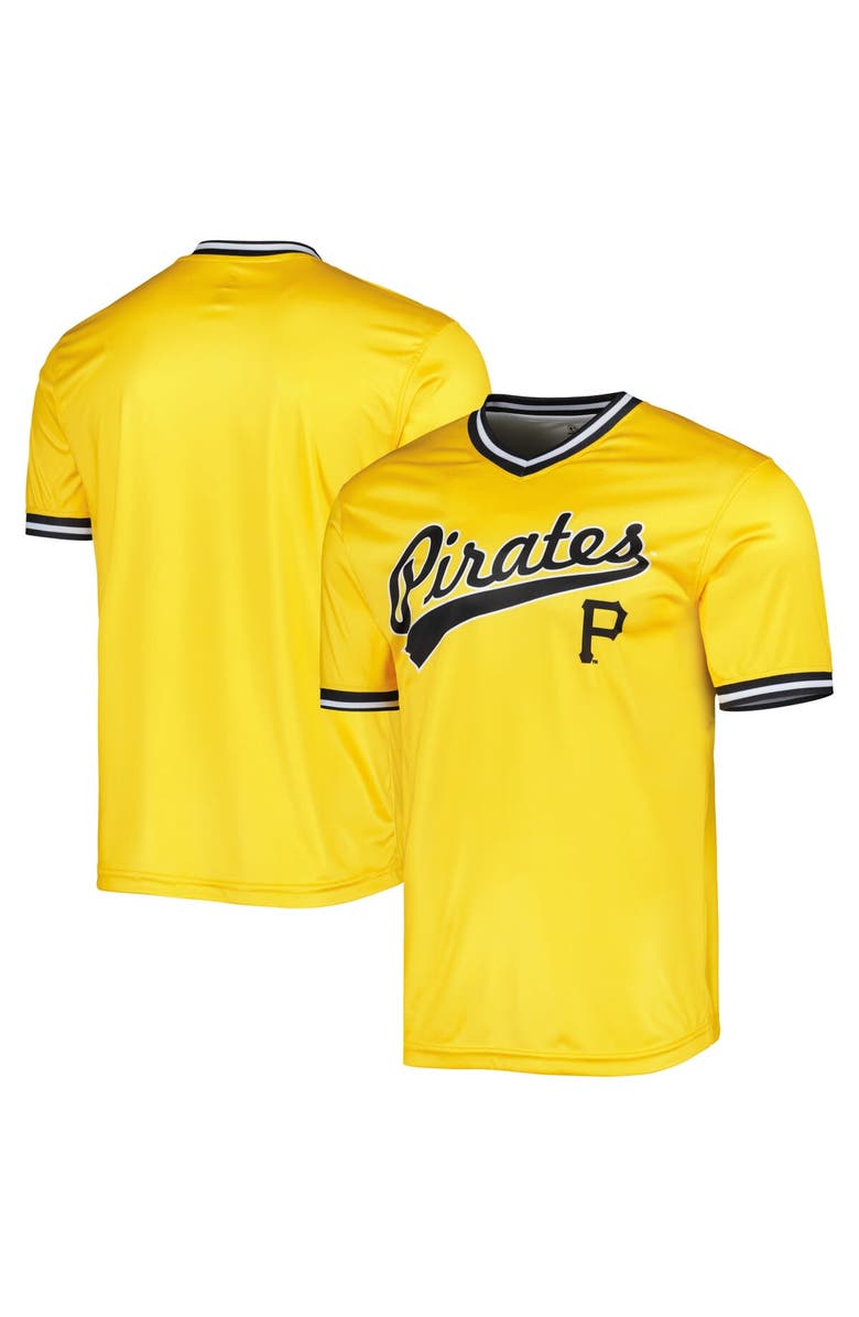 STITCHES Men's Stitches Gold Pittsburgh Pirates Cooperstown Collection Team Jersey, Alternate, color, Gold