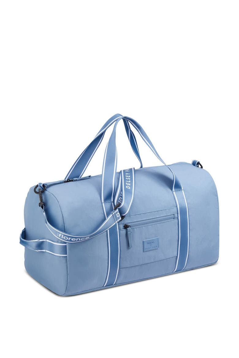 2 Piece Set - Spin Me Away Expandable 20" Carry-On Spinner & Sweet Escape Duffel, Alternate, color, Zinc Blue