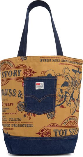 Levi's® x Disney Pixar® Toy Story Print Canvas & Denim Tote