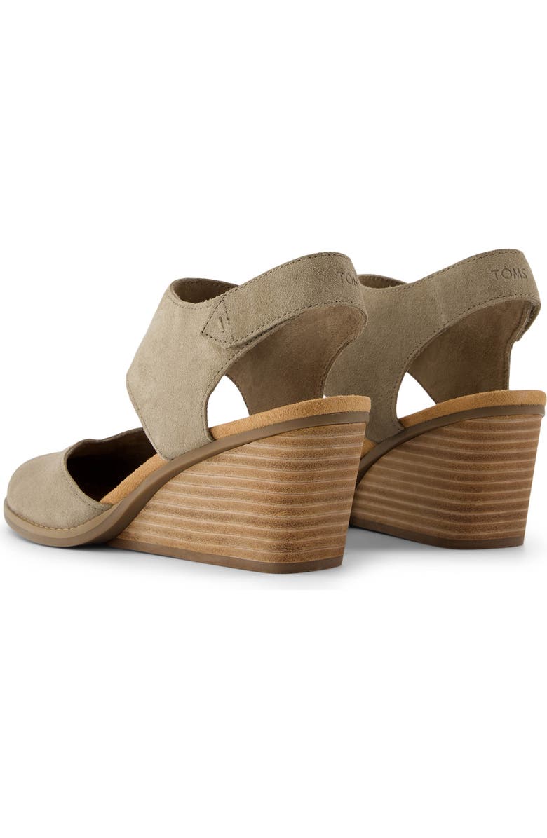 TOMS Maison Wedge Sandal, Alternate, color, Natural