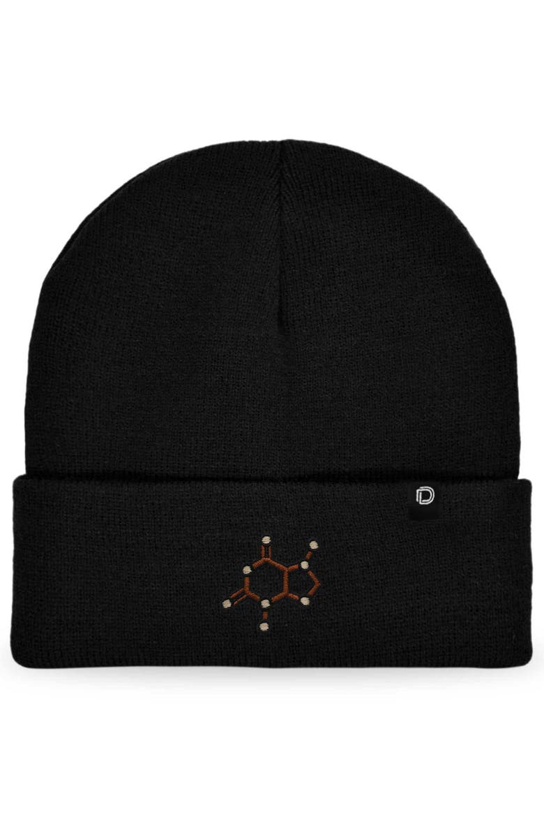 Dalix Molecule Beanie, Main, color, Black