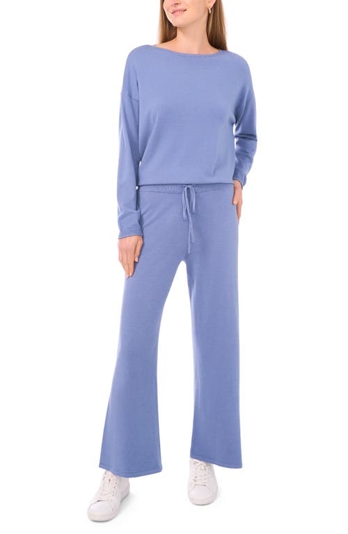 Vince Camuto Boatneck Sweater In Blue