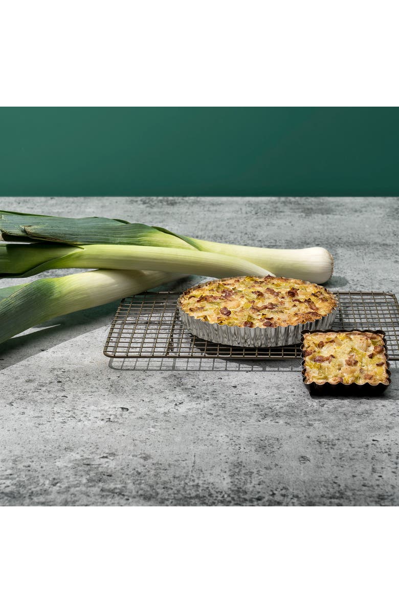 CUISIPRO 14 x 9.25-Inch Rectangular Steel Nonstick Cooling Rack, Alternate, color, Brown