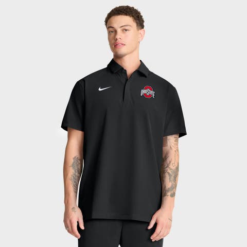 Men's Nike Black Ohio State Buckeyes 2025 Coaches Sideline Polo