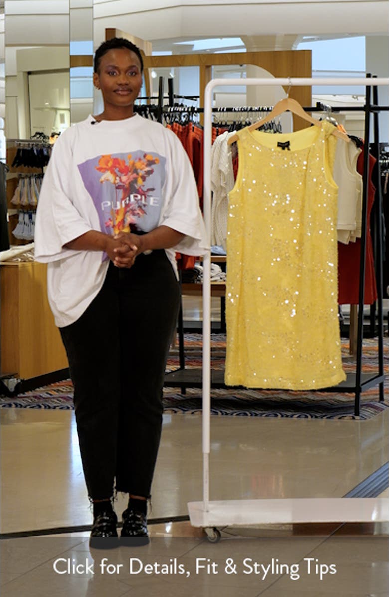 Sequin Shift Dress, sales video thumbnail