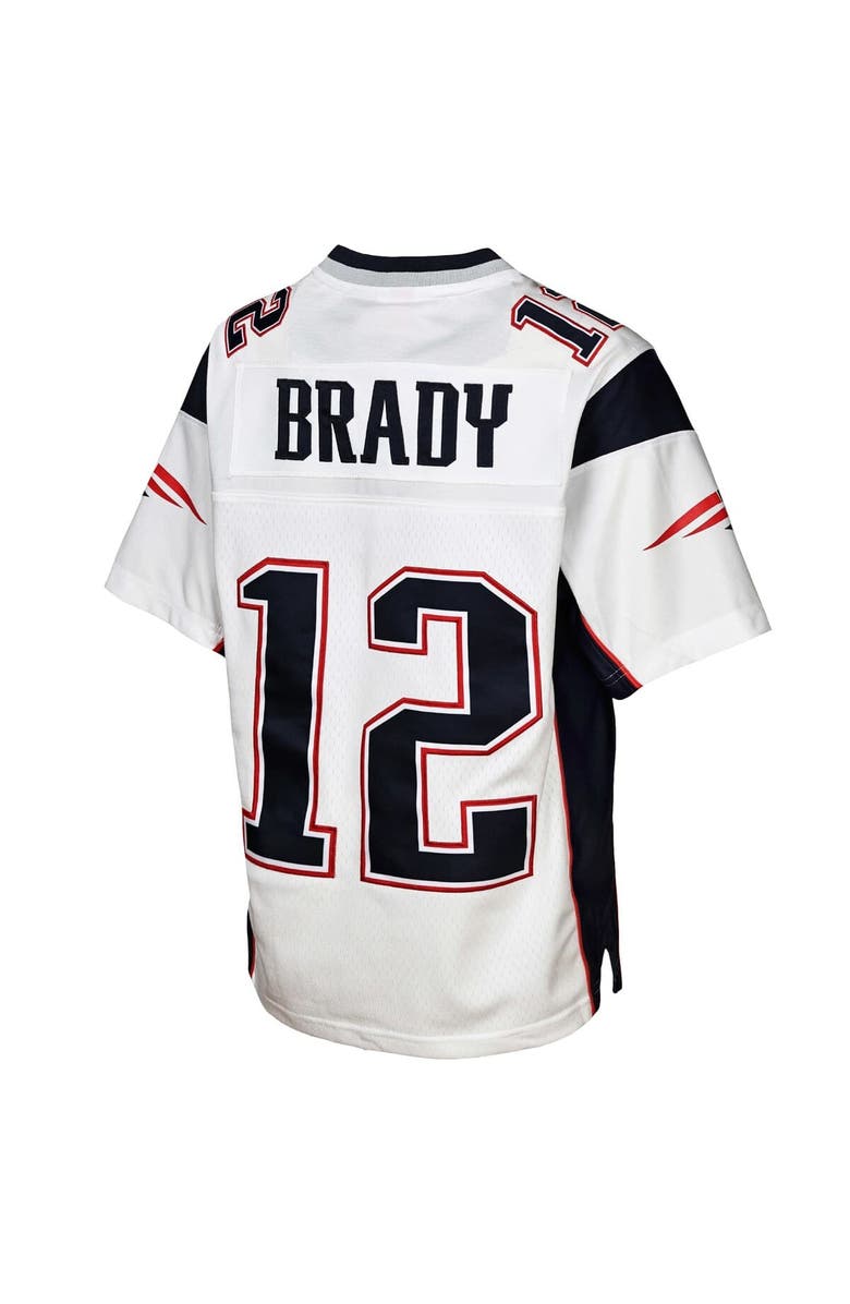 Mitchell 
Ness Youth Mitchell 
Ness Tom Brady White New England Patriots 2000 Legacy Replica Jersey, Alternate, color, White