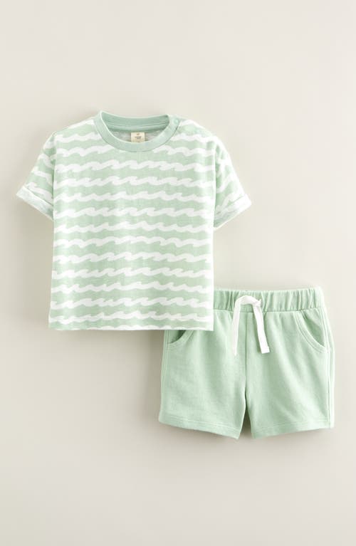 Tucker + Tate Patterned T-shirt & Drawstring Shorts Set