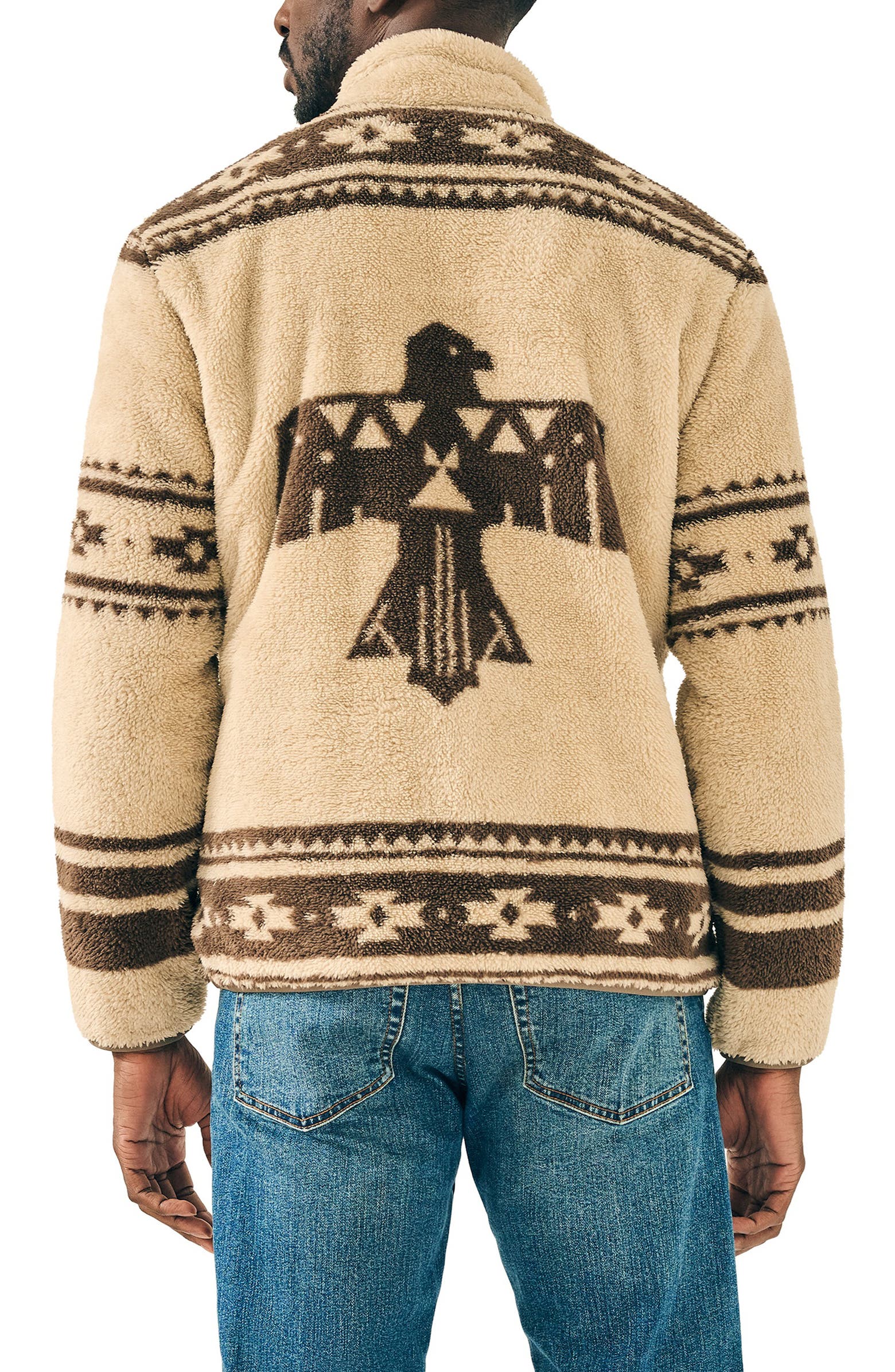 Faherty Steven Paul Judd Reversible Recycled Polyester Fleece Jacket ...