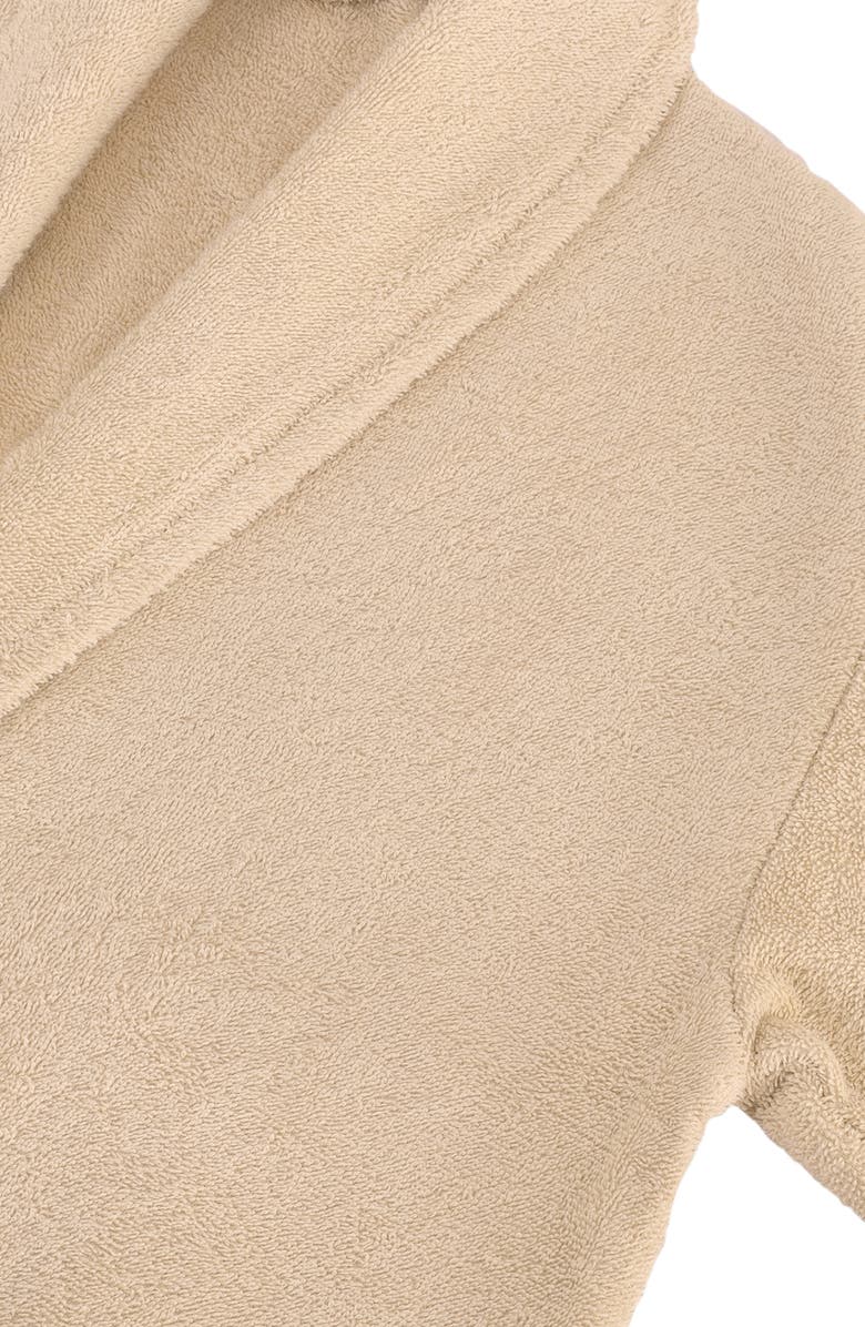 Linum Home Textiles Cotton Terry Robe, Alternate, color, Beige