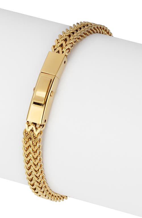 Geoffrey Beene Franco Chain Bracelet In Gold