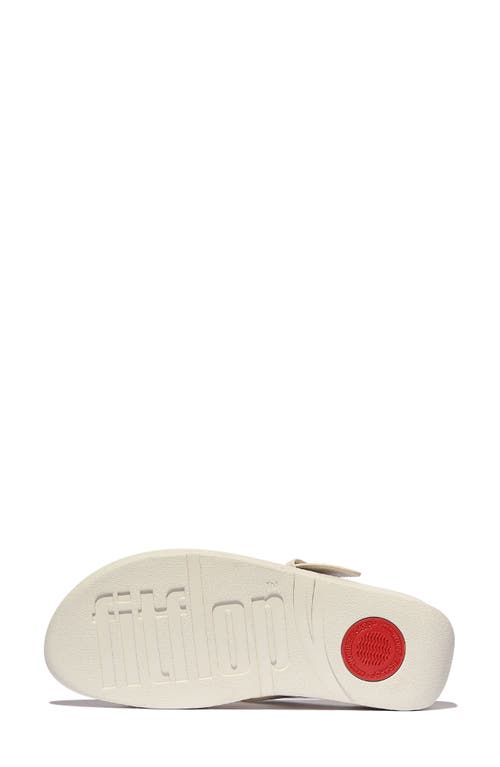 Fitflop Lulu Buckle Flip Flop In Paris Beige