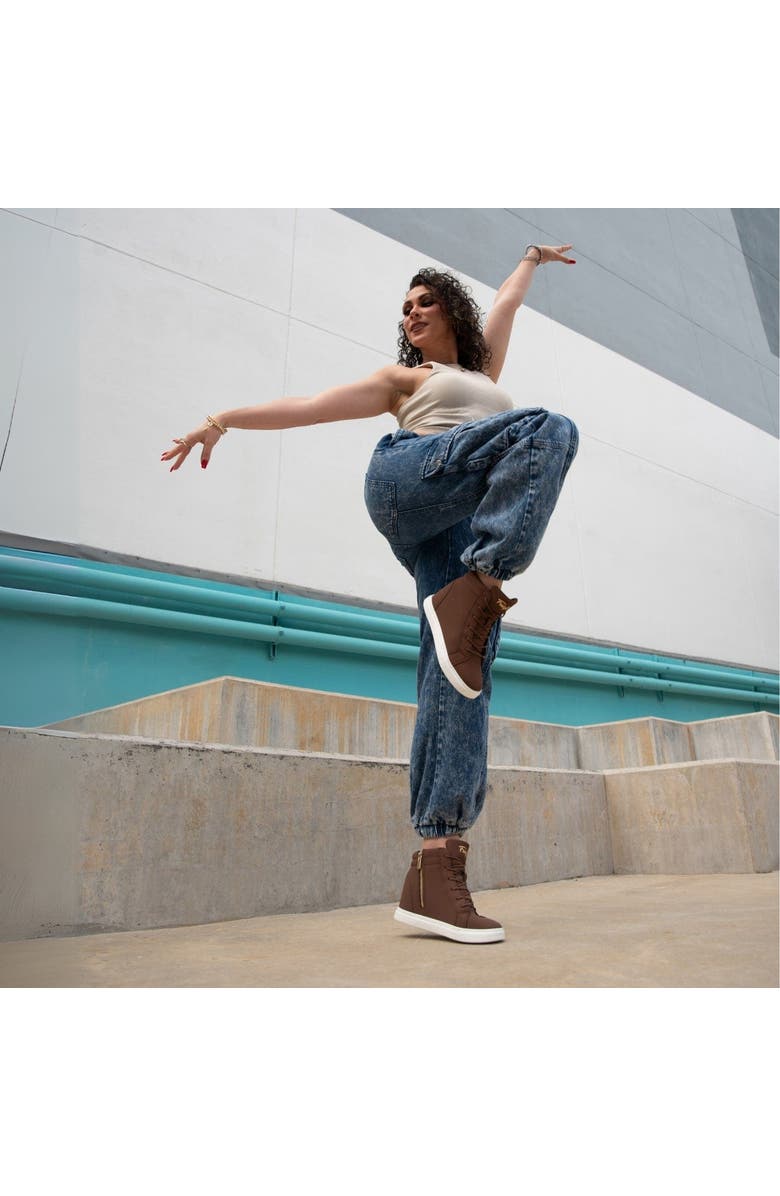 Fuego Women's Wedge Sneaker, Alternate, color, Mocha