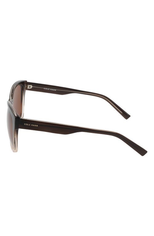 Cole Haan 57mm Modified Square Sunglasses
