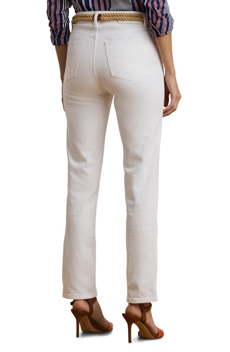 Lauren Ralph Lauren High Waist Ankle Straight Leg Jeans, Alternate, color,