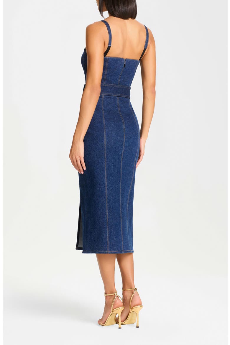 Jenna Denim Dress, Alternate, color, BLUE