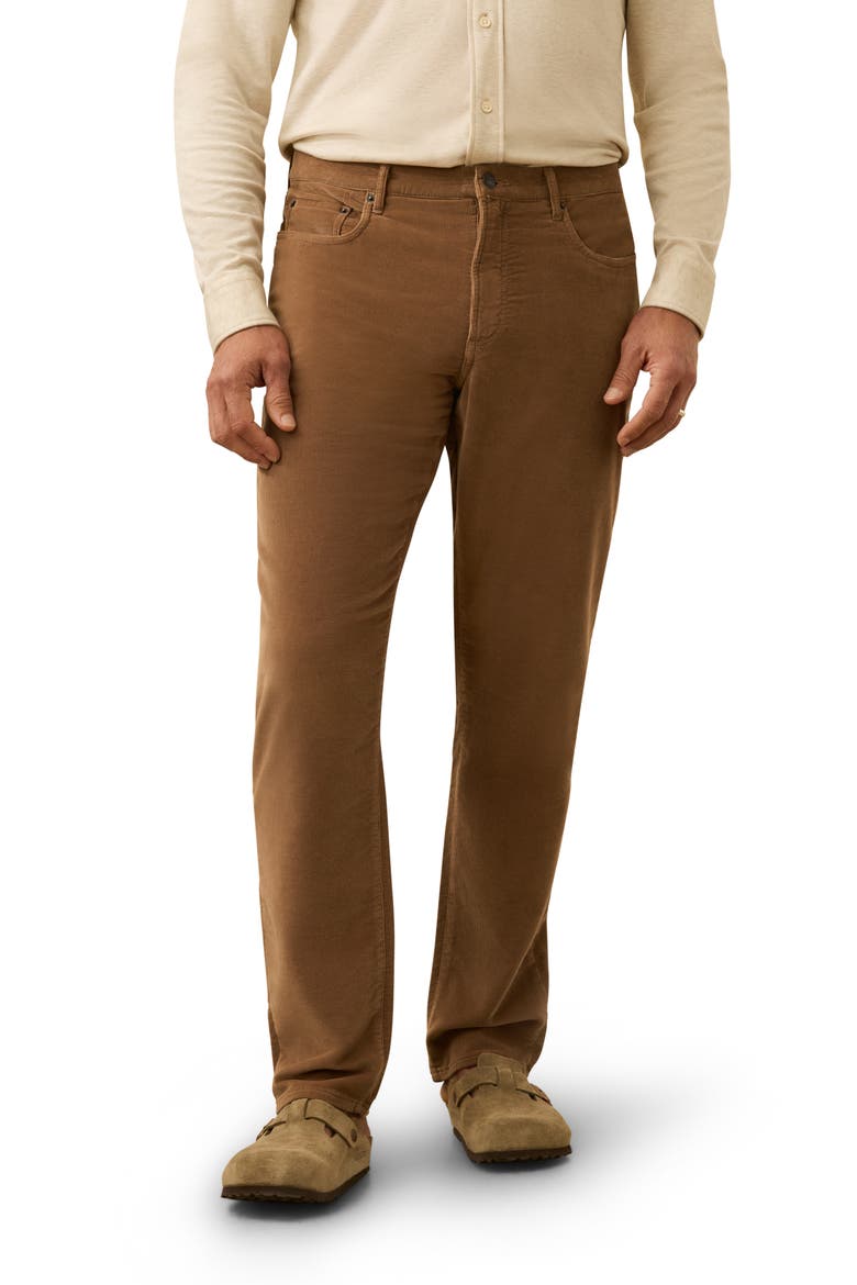 Stretch Corduroy Pants, Main, color, MAPLE BROWN