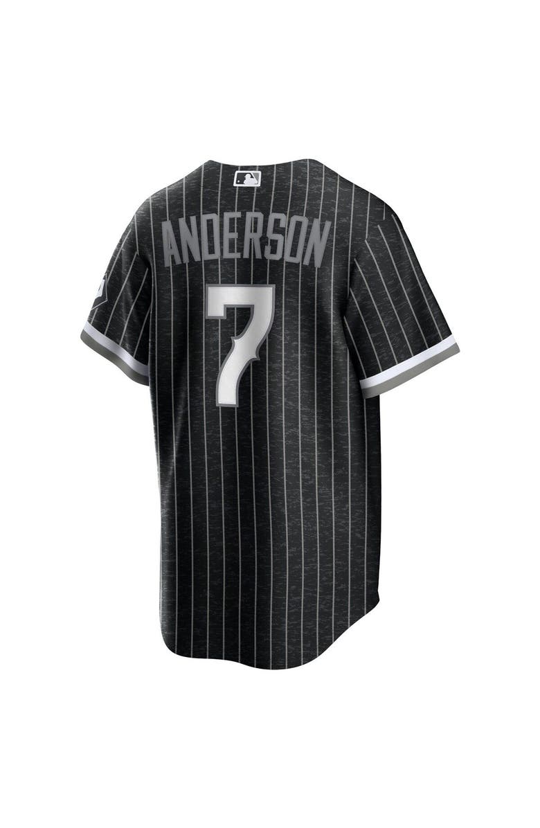 Nike Men's Nike Tim Anderson Black Chicago White Sox City Connect Replica Player Jersey, Alternate, color, 