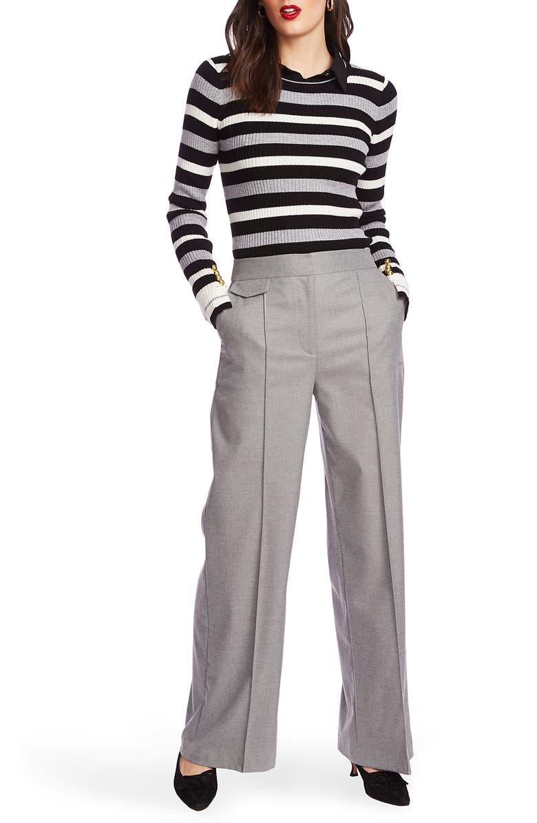 Court & Rowe Pintuck Wide Leg Trousers, Alternate, color,