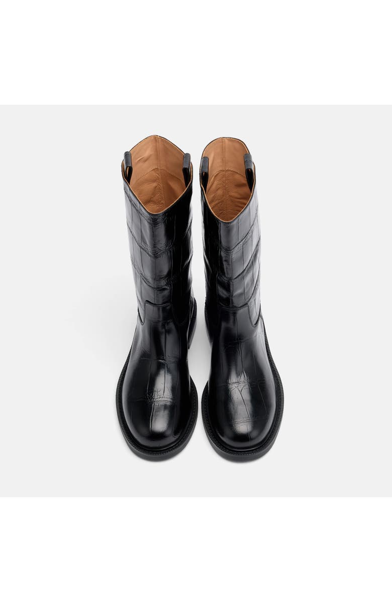 MARC NOLAN Blair Mid-Calf Riding Boots, Alternate, color, Black