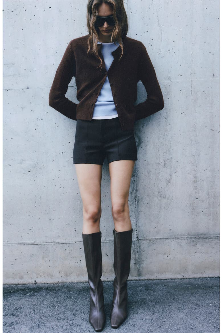 Cardigan, Alternate, color, CHOCOLATE