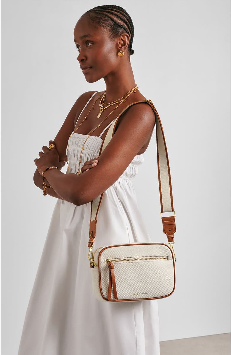 Katie Loxton Hallie Crossbody Bag, Alternate, color, Canvas