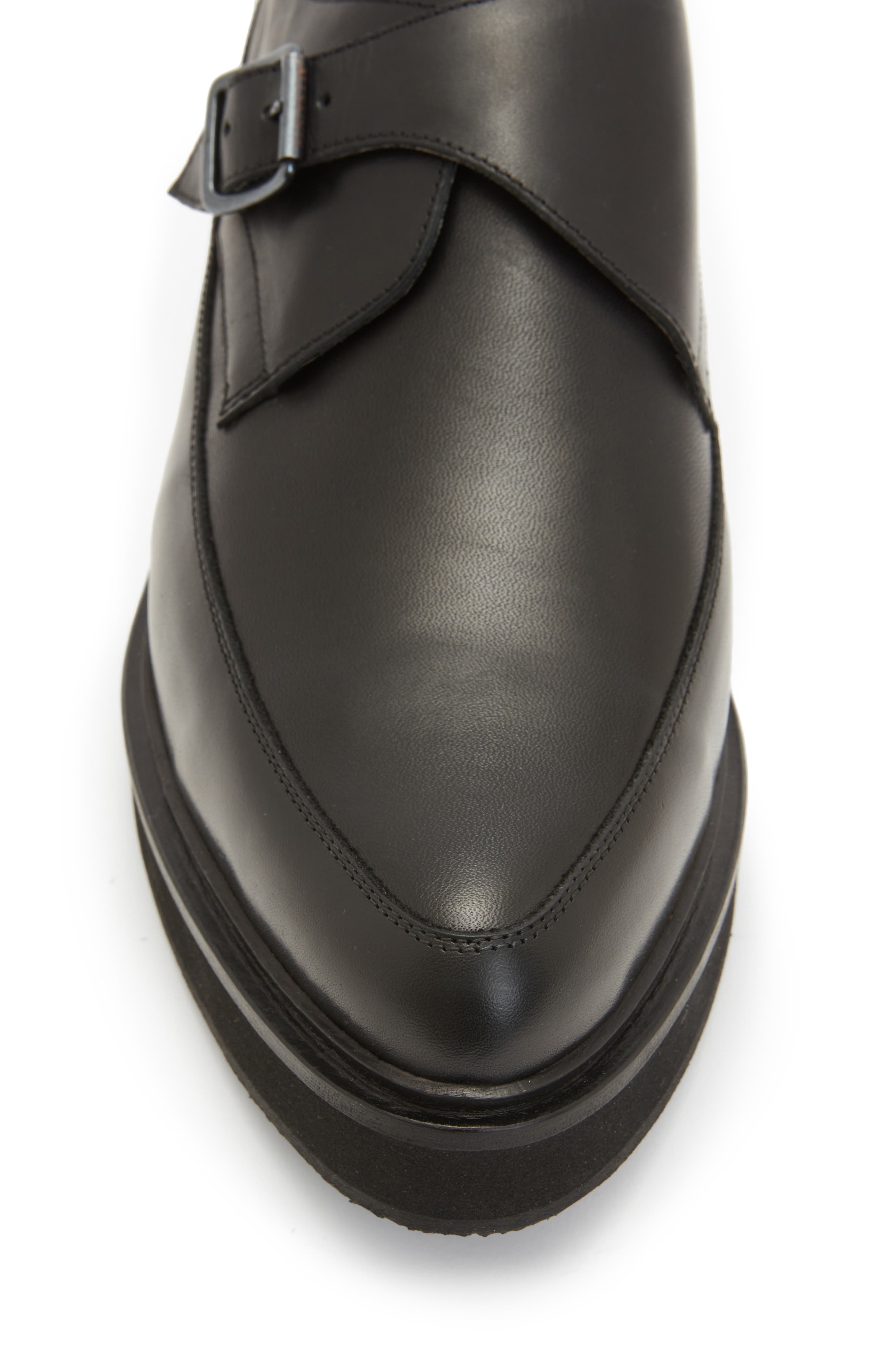 AllSaints Luke Monk Strap Shoe, Alternate, color, 