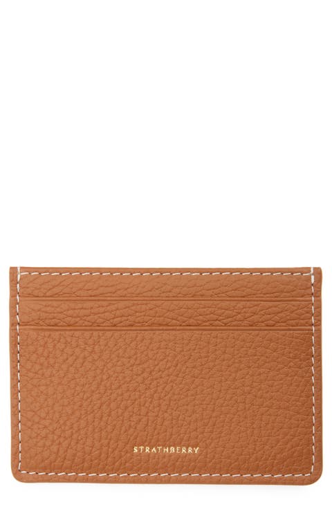 Grained Leather Card Case