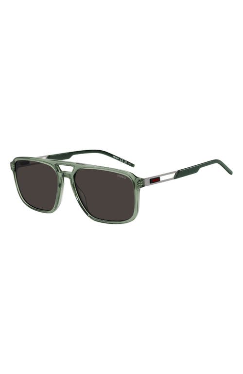 Hugo Boss Boss 58mm Navigator Sunglasses In Green