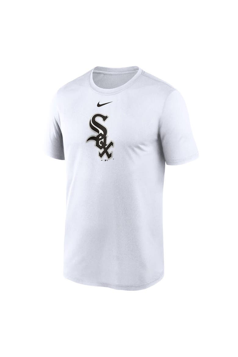 Men's Nike  White Chicago White Sox Legend Fuse Large Logo Performance T-Shirt, Alternate, color, White