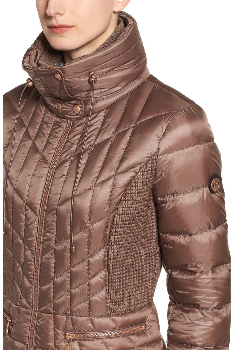 Packable Jacket with Down & PrimaLoft® Fill, Alternate, color, CHESTNUT/ ASH BROWN
