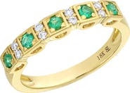 Bony Levy El Mar Diamond & Emerald Ring (Nordstrom Exclusive)