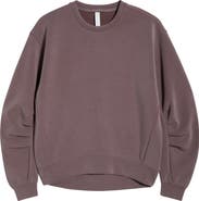 Zella Cozy Scuba Knit Crew Sweatshirt