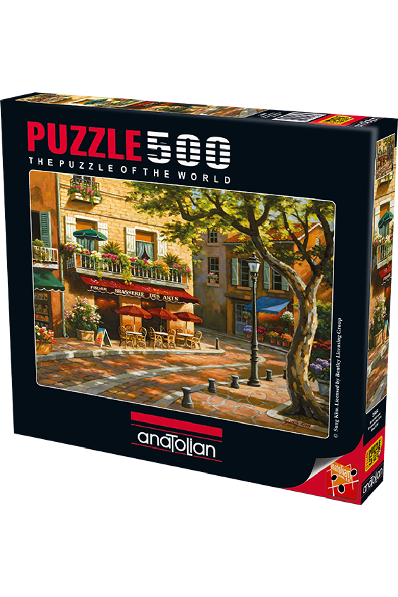 Brasserie Des Arts 500 piece Jigsaw Puzzle for Adults, Main, color, Multicolor