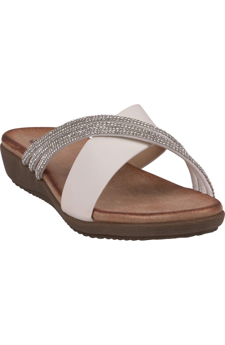 GC SHOES Iris Comfort Wedge Sandal, Main, color, White