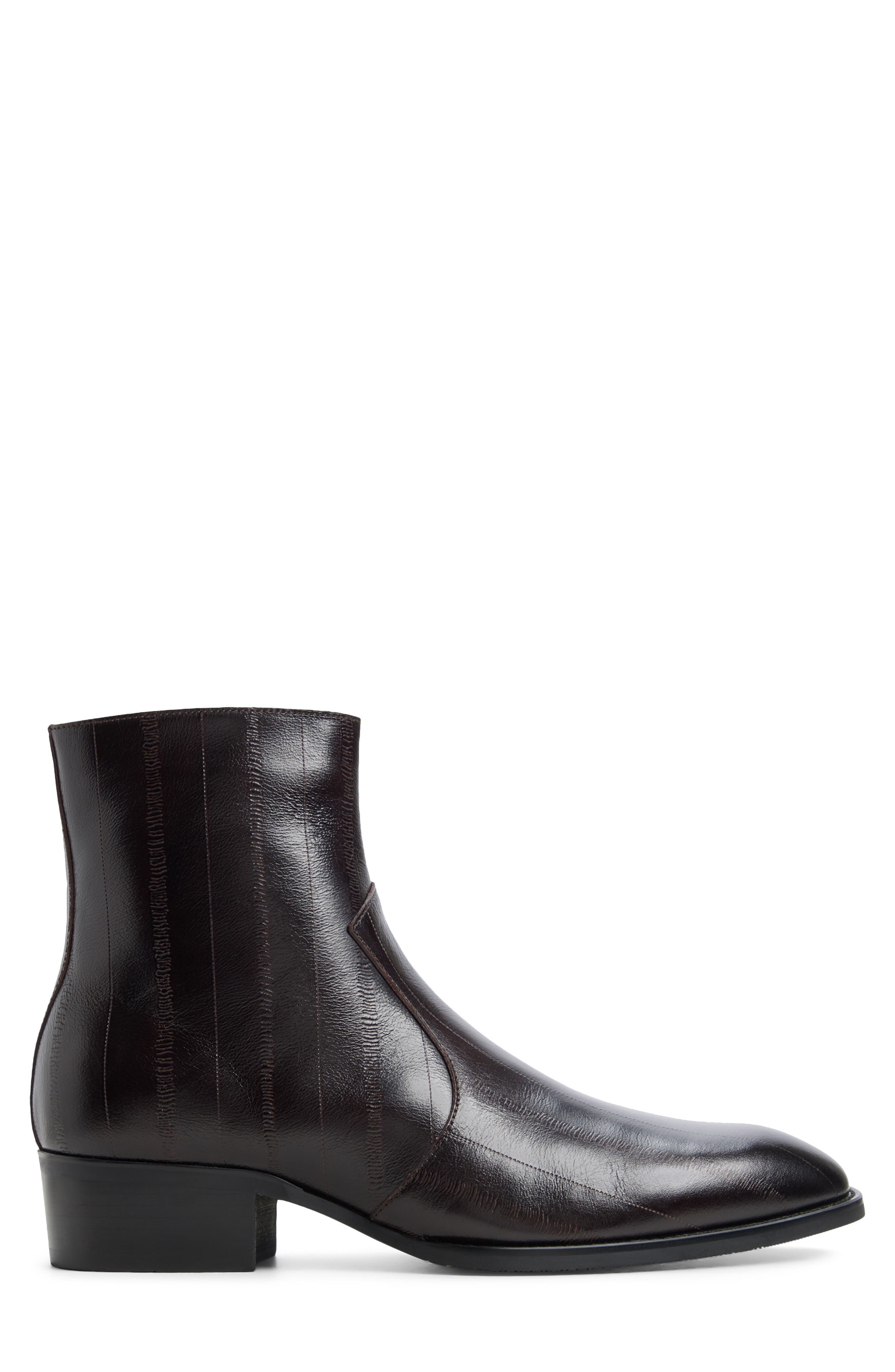 Chander Leather Boot, Alternate, color, DARK BROWN
