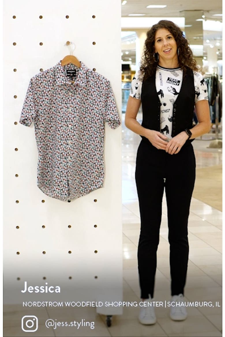 Riviera Slim Fit Short Sleeve Button-Up Shirt video