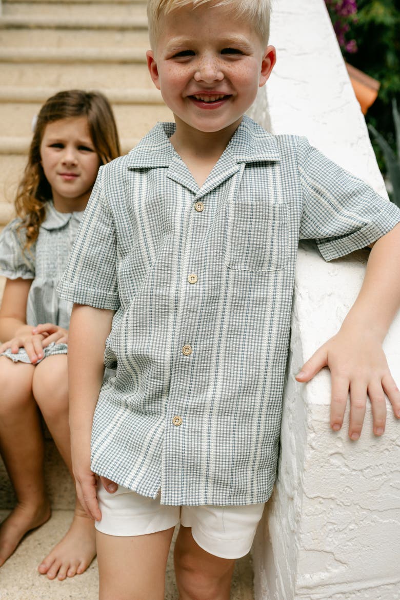 Graham Button Down Shirt, Alternate, color, Breezy Blue