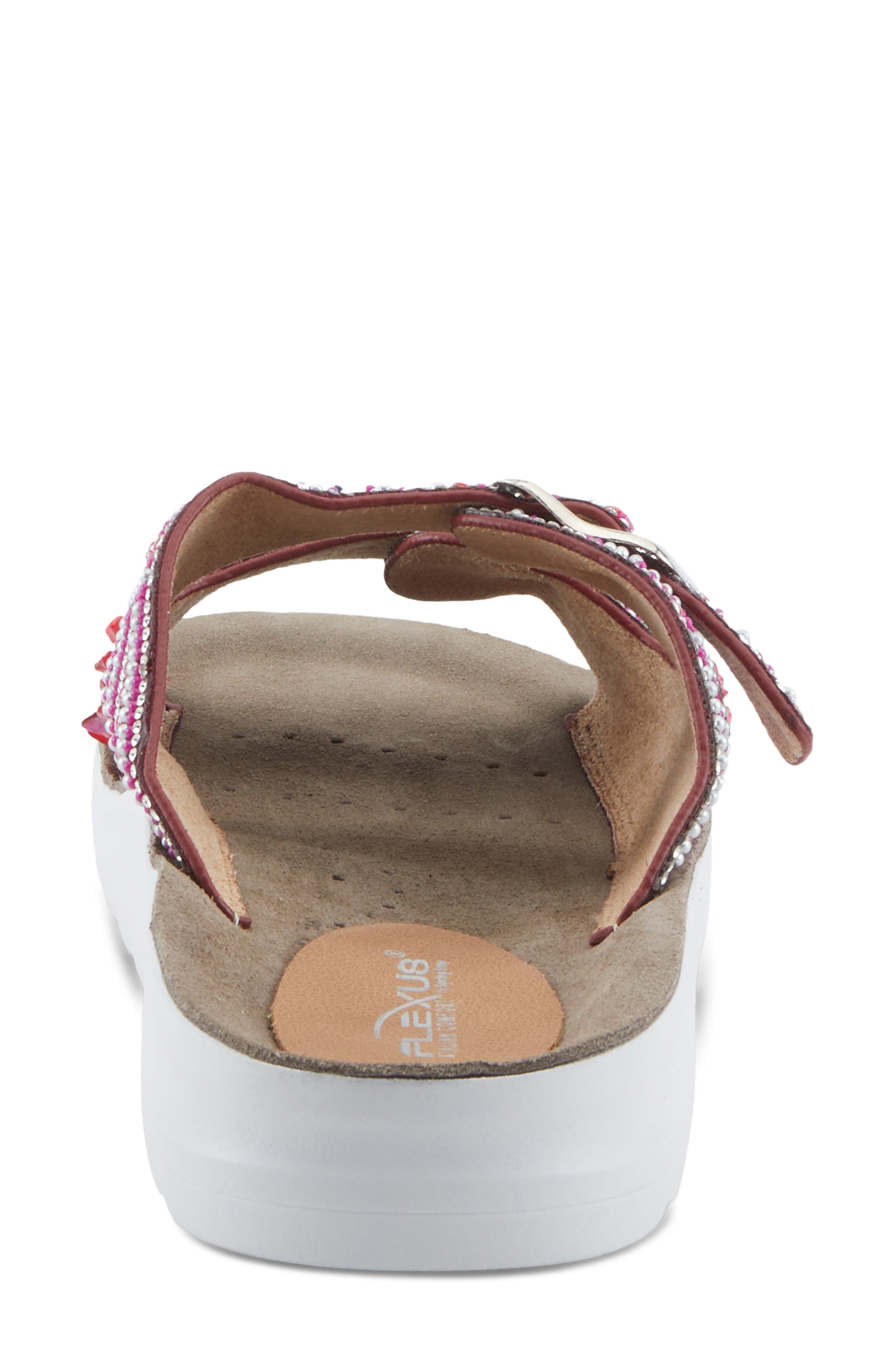 Flexus by Spring Step Cytheria Platform Wedge Slide Sandal, Alternate, color, 