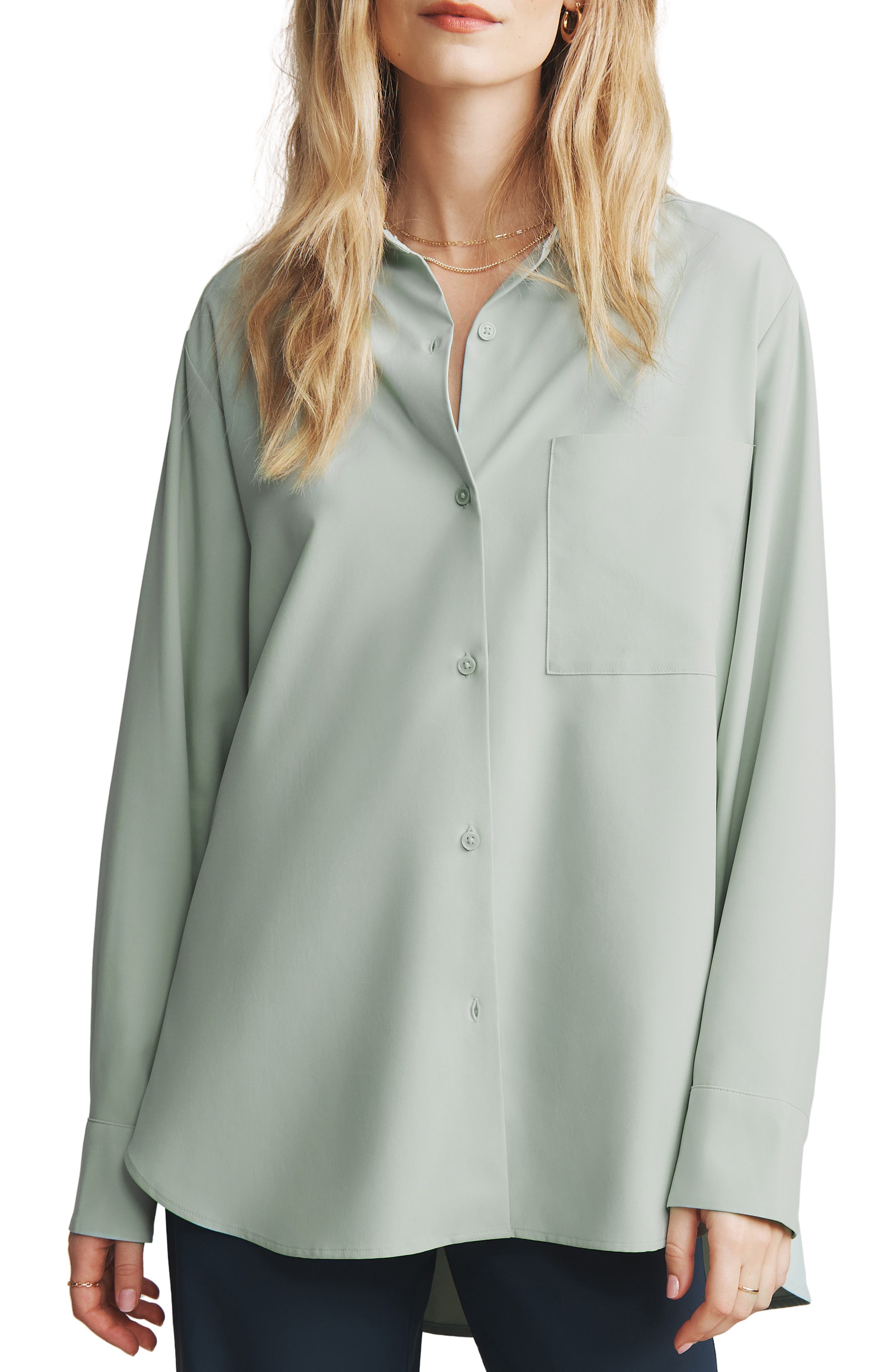 Mirage Oversize Button-Down Shirt