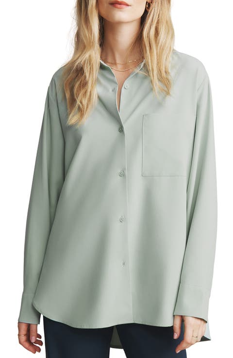 Mirage Oversize Button-Down Shirt